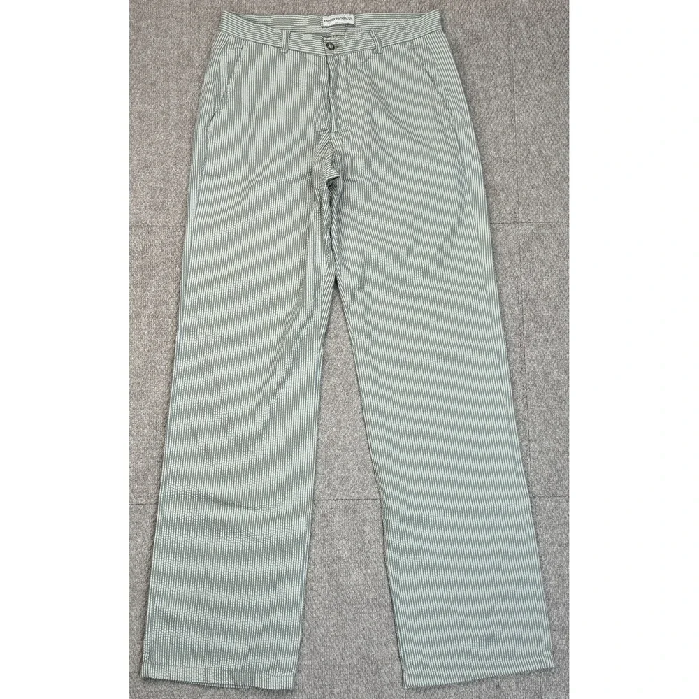 Emporio Armani Men's Vintage Striped Slash Pockets Casual Pants Size 36